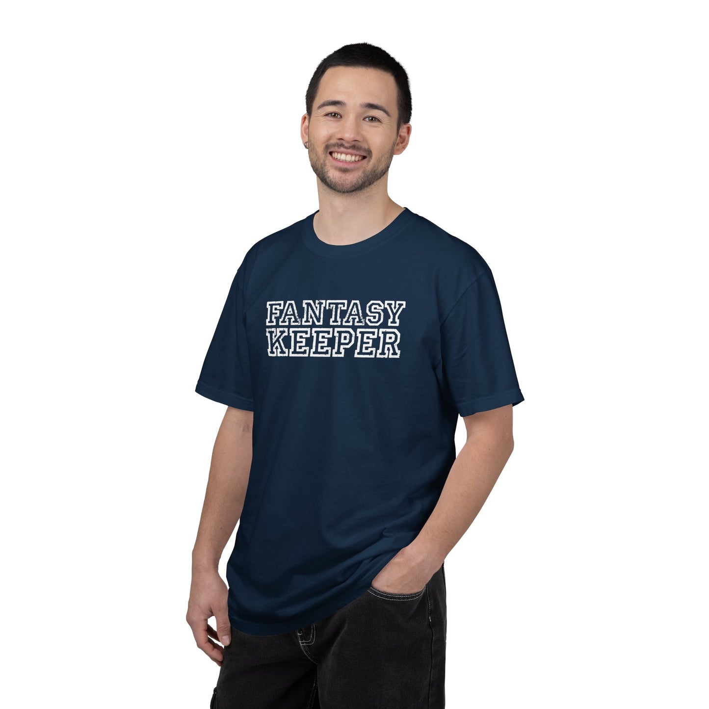 Fantasy Keeper T-Shirt — Vintage Collegiate Style Tee for Fantasy Sports Fans