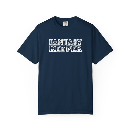 Fantasy Keeper T-Shirt — Vintage Collegiate Style Tee for Fantasy Sports Fans